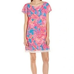 Lilly Pulitzer Tilla Mini Dress. Size XS Pink and Blue
